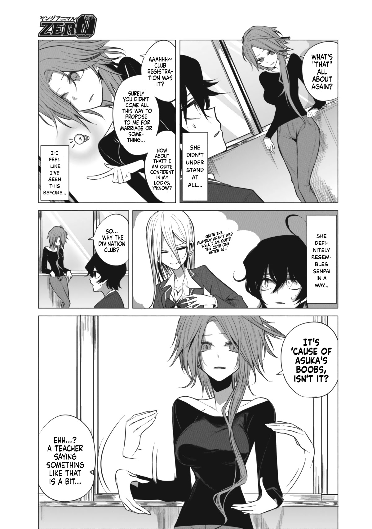 Mizuki-senpai no Koi Uranai chapter 6 page 3