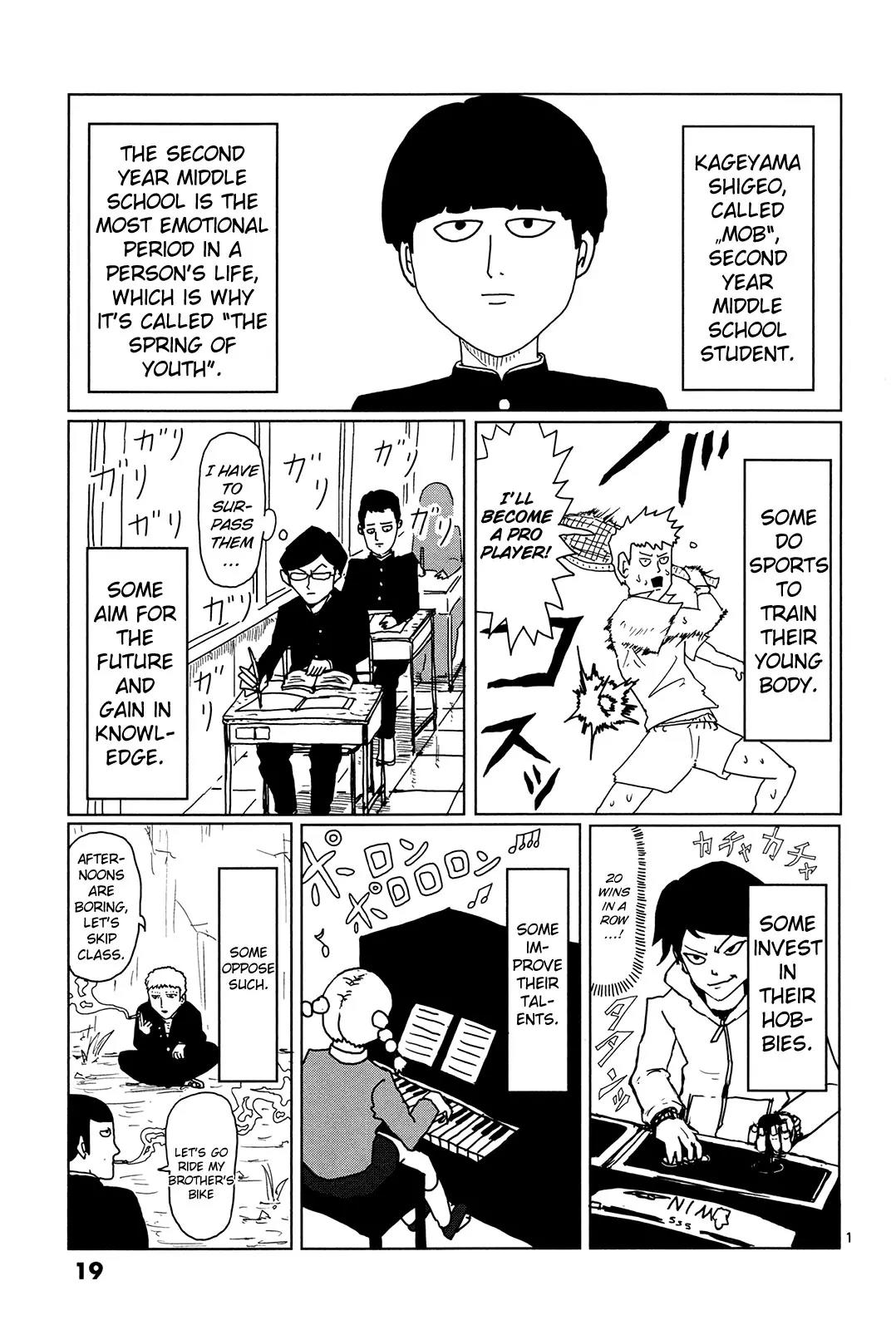 Mob Psycho 100 chapter 2 page 1