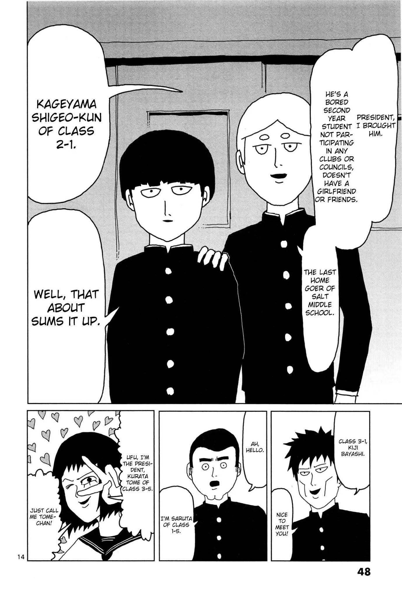 Mob Psycho 100 chapter 3 page 14