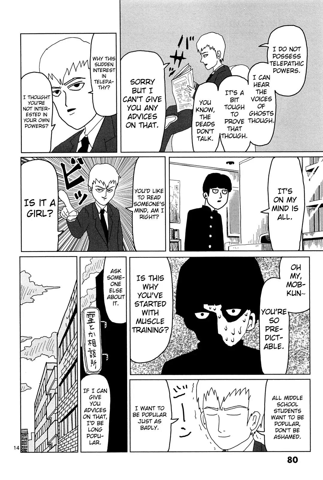 Mob Psycho 100 chapter 5 page 14