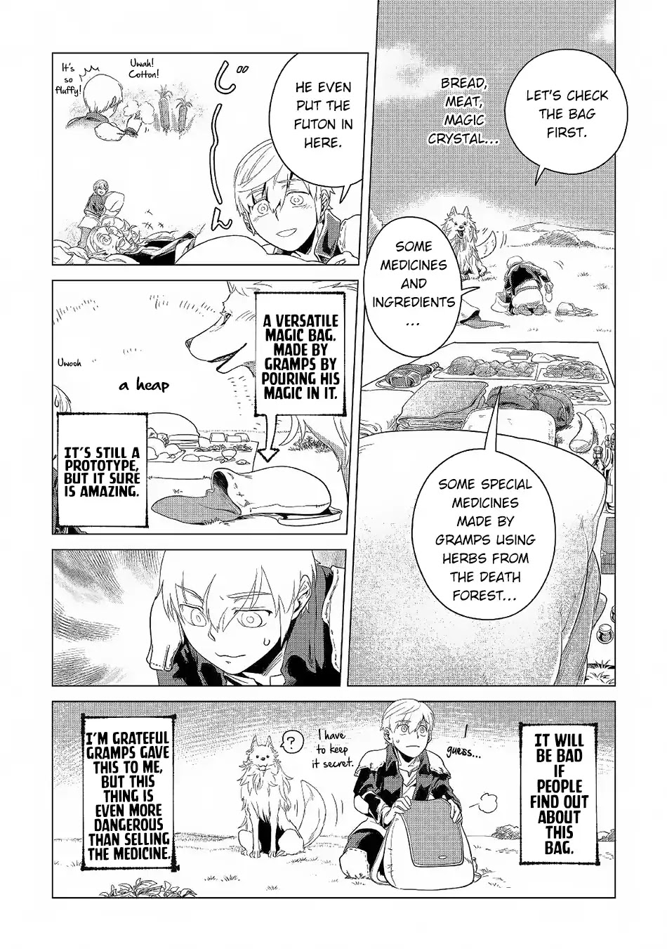 I Aim For a Relaxed Life in Another World with the Fluffies chapter 3 page 45