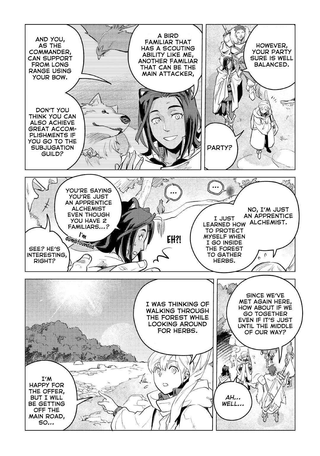 I Aim For a Relaxed Life in Another World with the Fluffies chapter 8 page 46