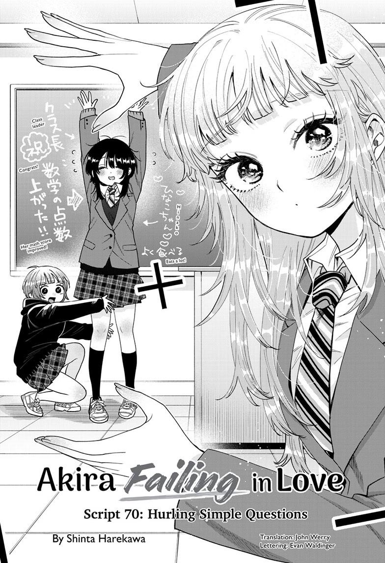 Momose Akira's First Love is a Failure. chapter 70 page 1