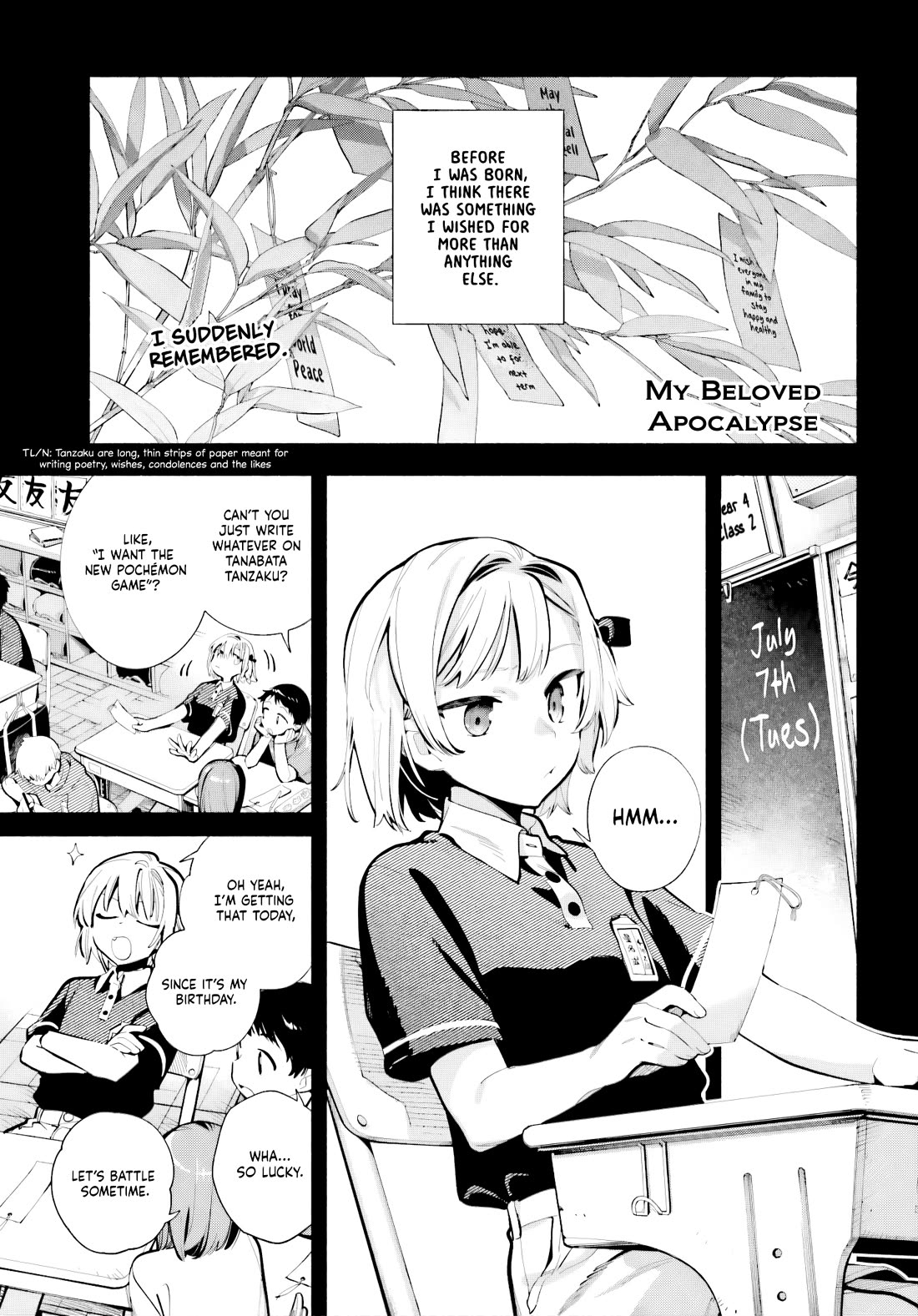 My Beloved Apocalypse chapter 9 page 1