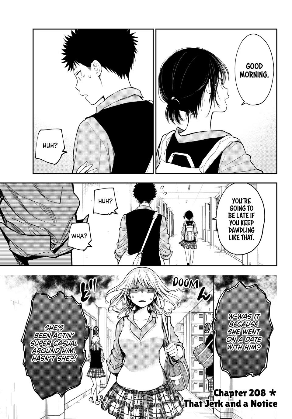 My Charms Are Wasted On Kuroiwa Medaka chapter 208 page 1