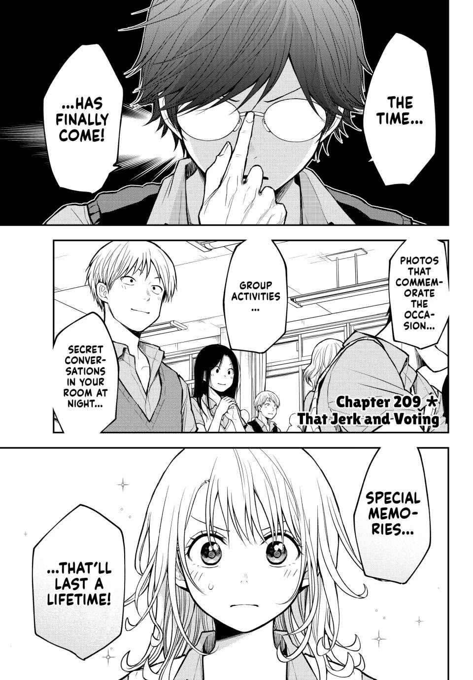 My Charms Are Wasted On Kuroiwa Medaka chapter 209 page 1