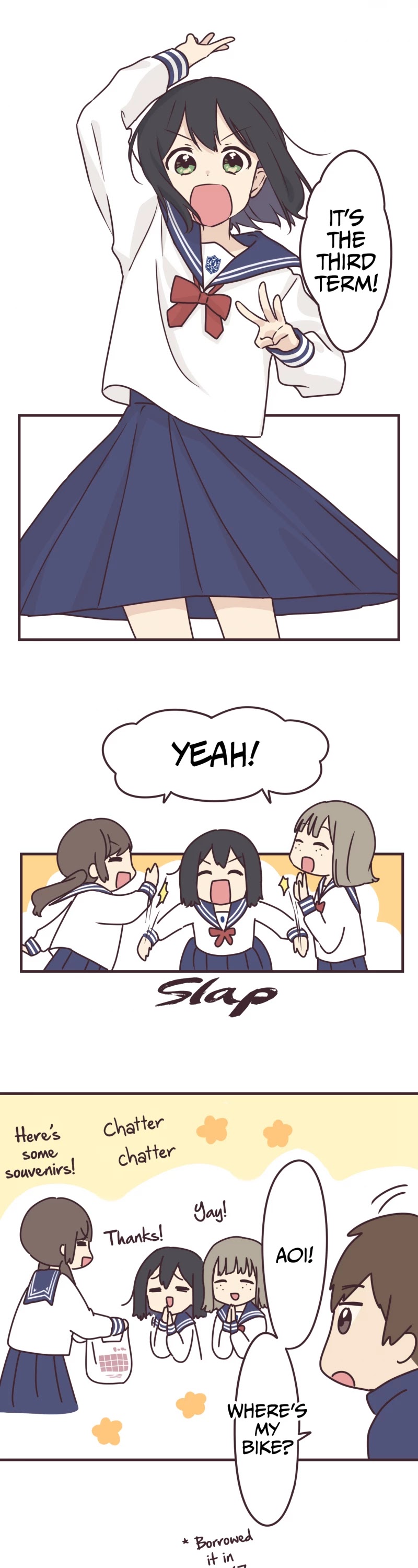 My Crossdressing Senpai chapter 58 page 1