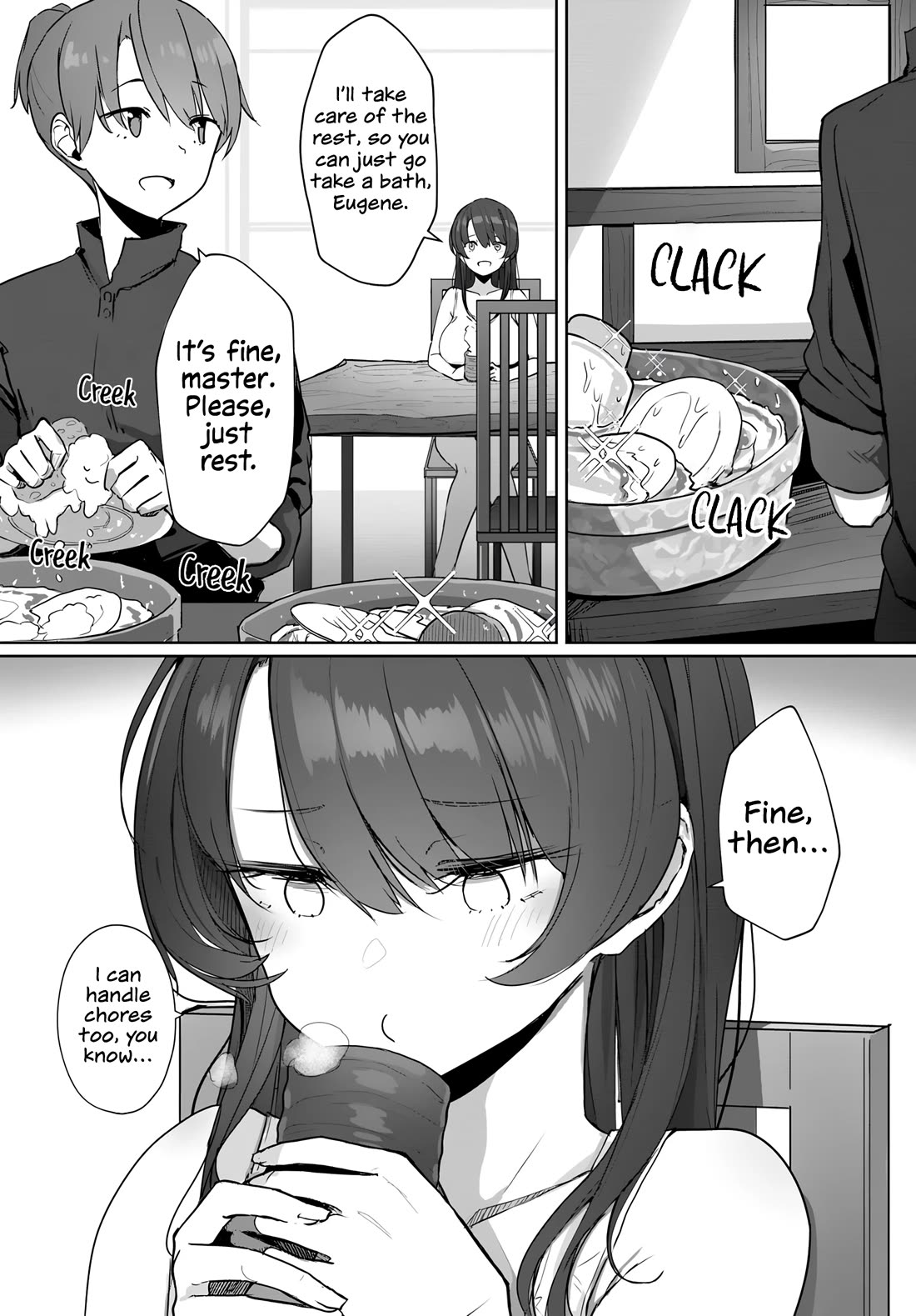 My Female Sword Master, Whom I Live With, Is So Cute That I'm Happy Every Day chapter 2 page 11