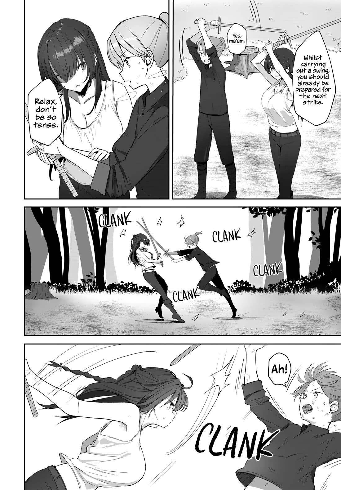 My Female Sword Master, Whom I Live With, Is So Cute That I'm Happy Every Day chapter 2 page 5