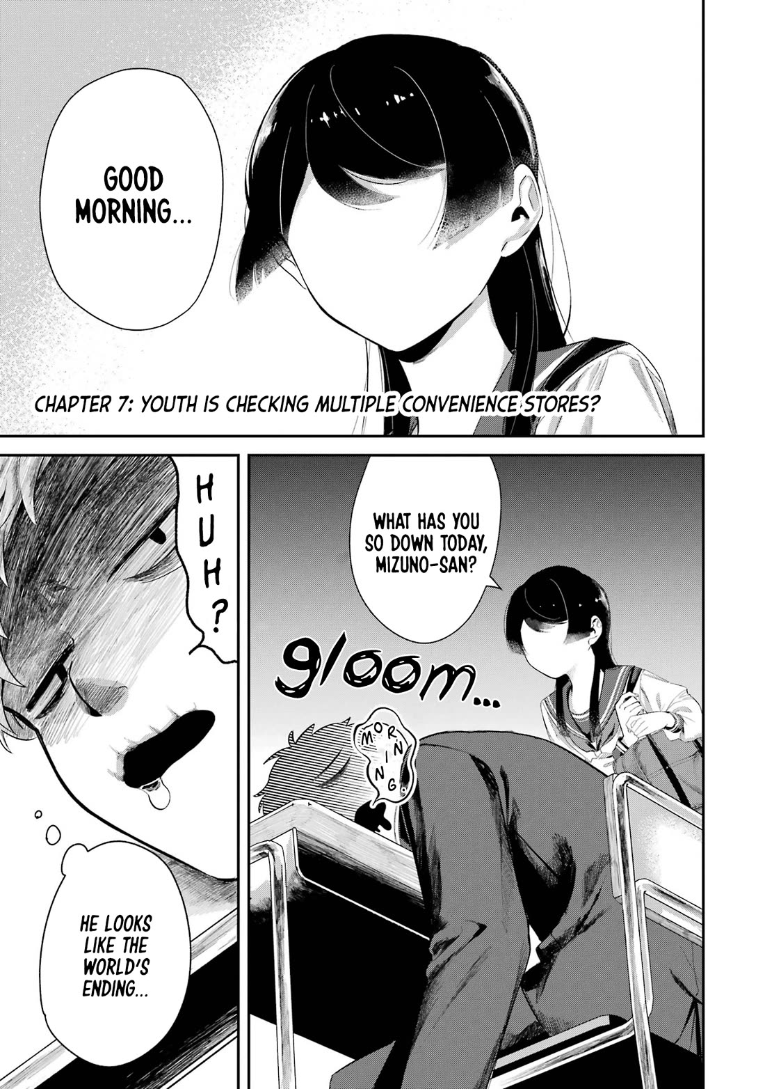 My Seatmate Wakao-san's Face Is Almost Visible but It's Not chapter 7 page 1