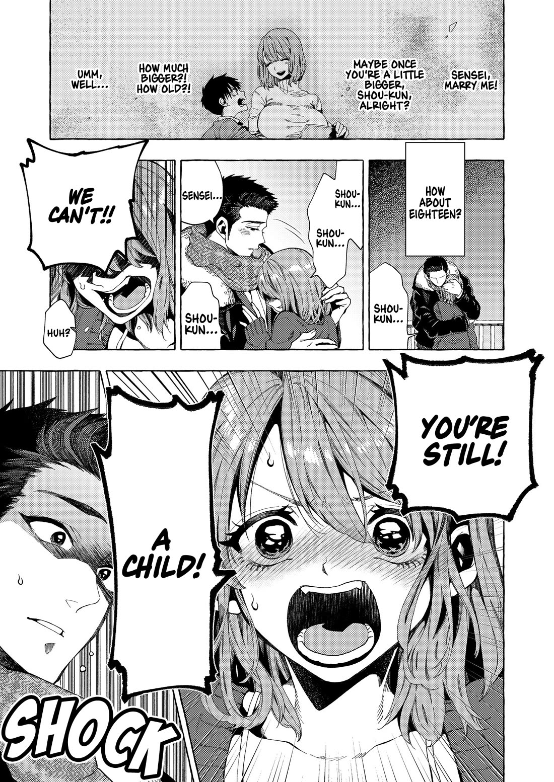 My Student Grew Huge and Proposed to Me chapter 3 page 1