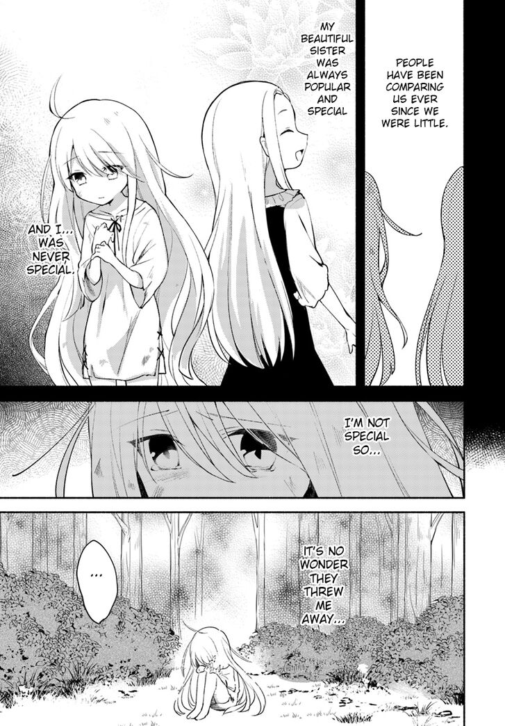 My twin sister was taken as a miko and I was thrown away but I'm probably the miko. chapter 1 page 8