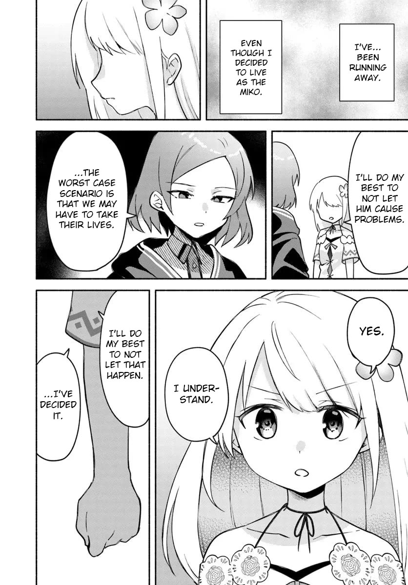 My twin sister was taken as a miko and I was thrown away but I'm probably the miko. chapter 31.1 page 10