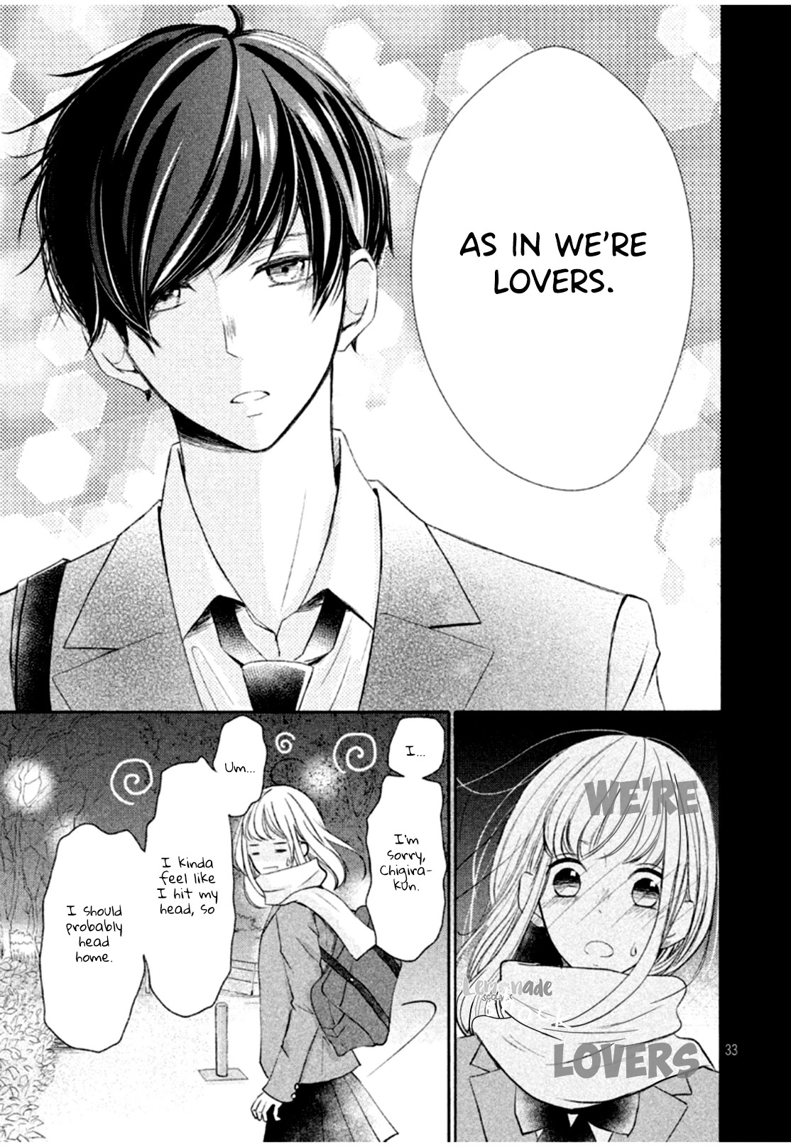 Na no ni, Chigira-kun ga Amasugiru chapter 8 page 35