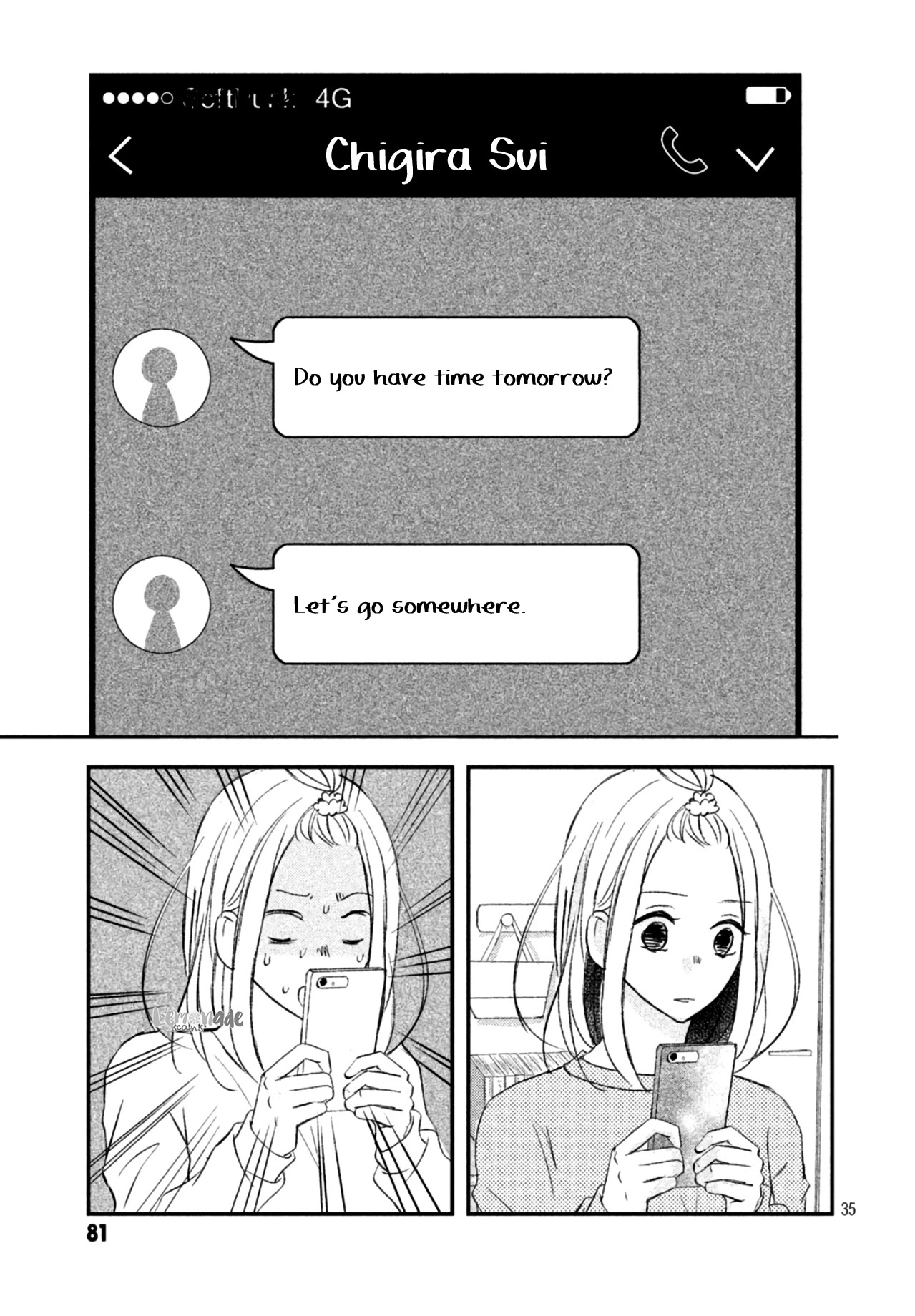 Na no ni, Chigira-kun ga Amasugiru chapter 9 page 37