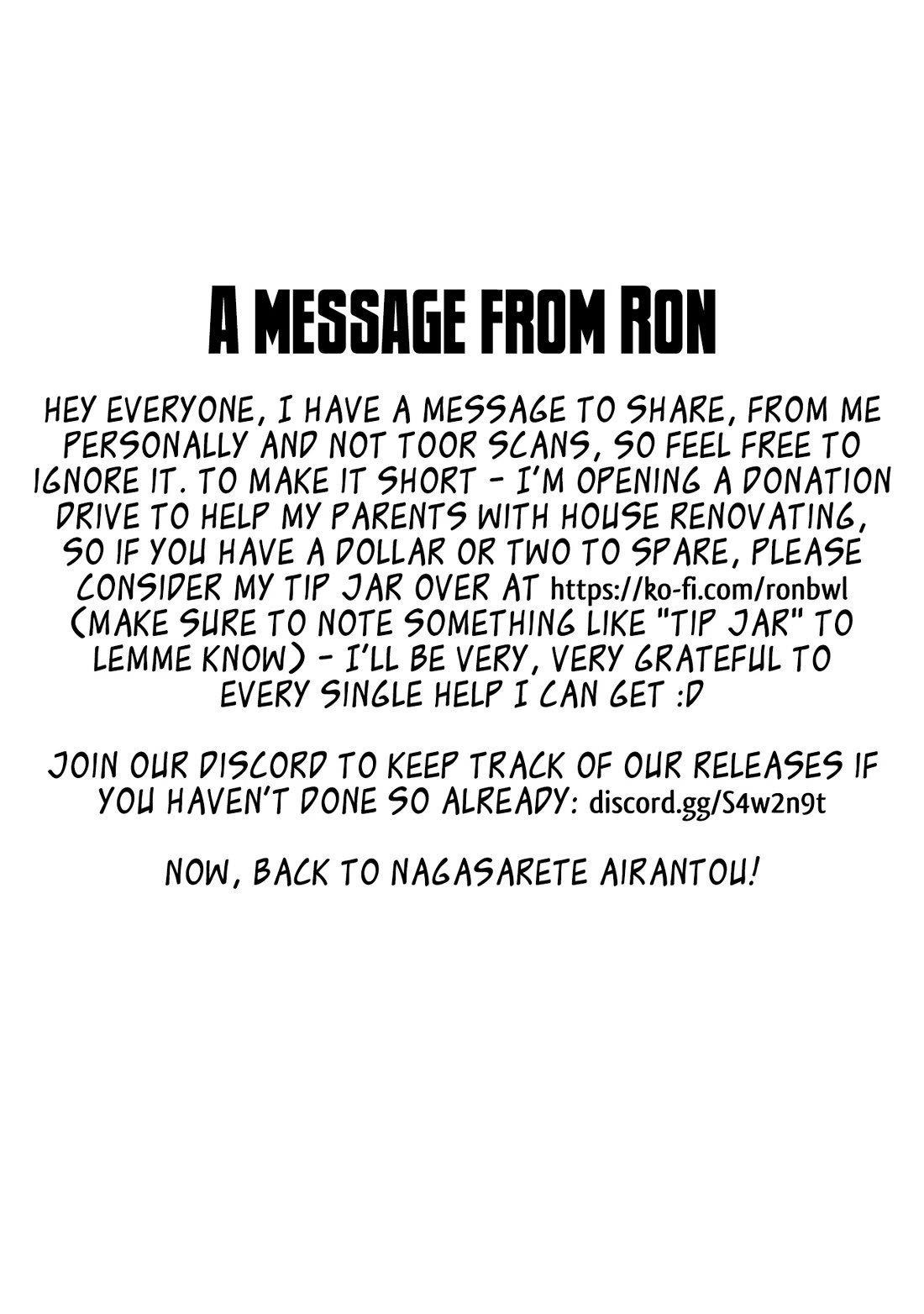 Nagasarete Airantou chapter 191 page 2