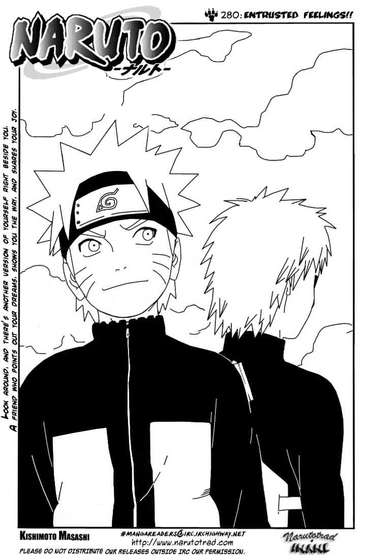 Naruto chapter 280 page 1
