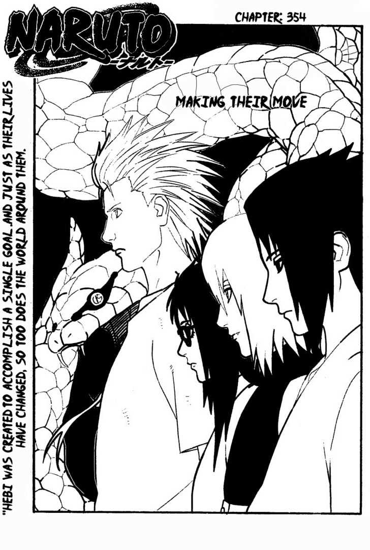 Naruto chapter 354 page 1