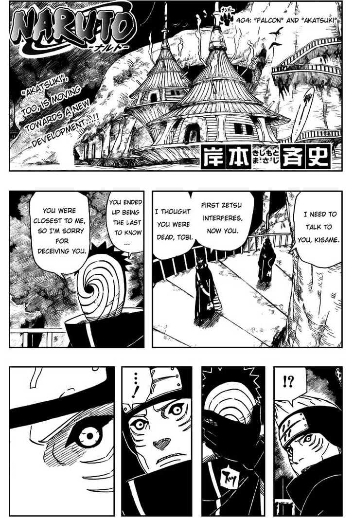 Naruto chapter 404 page 1