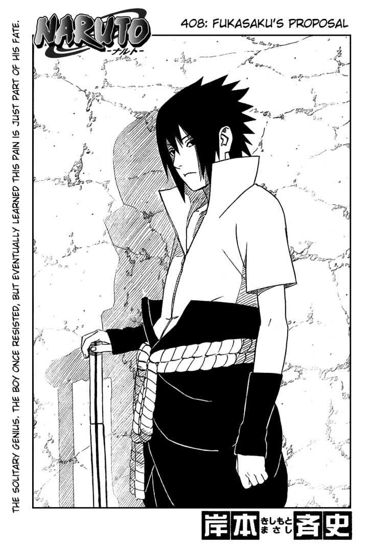Naruto chapter 408 page 1