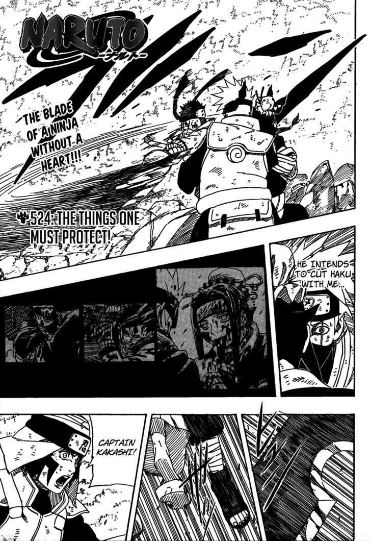 Naruto chapter 524 page 3