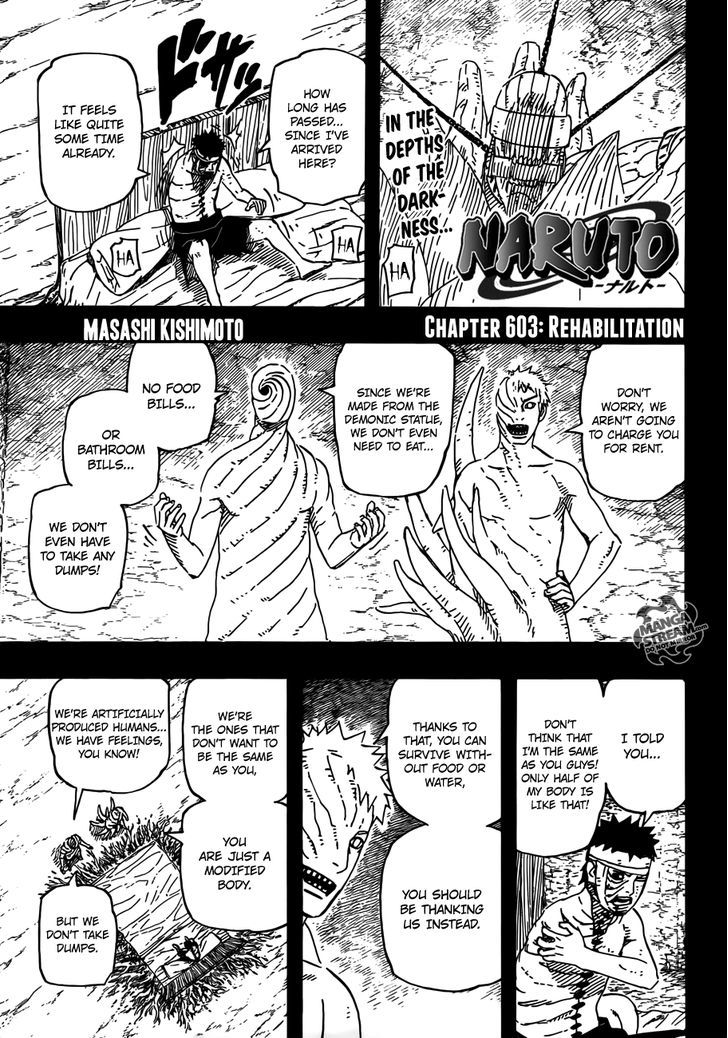 Naruto chapter 603 page 1