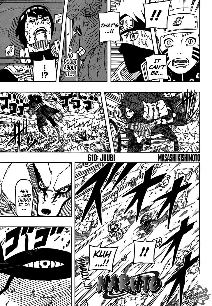 Naruto chapter 610 page 1