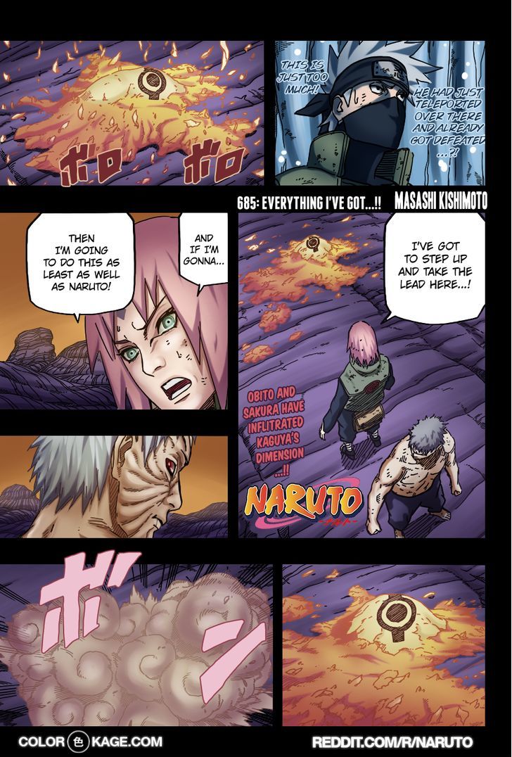 Naruto chapter 685.1 page 2