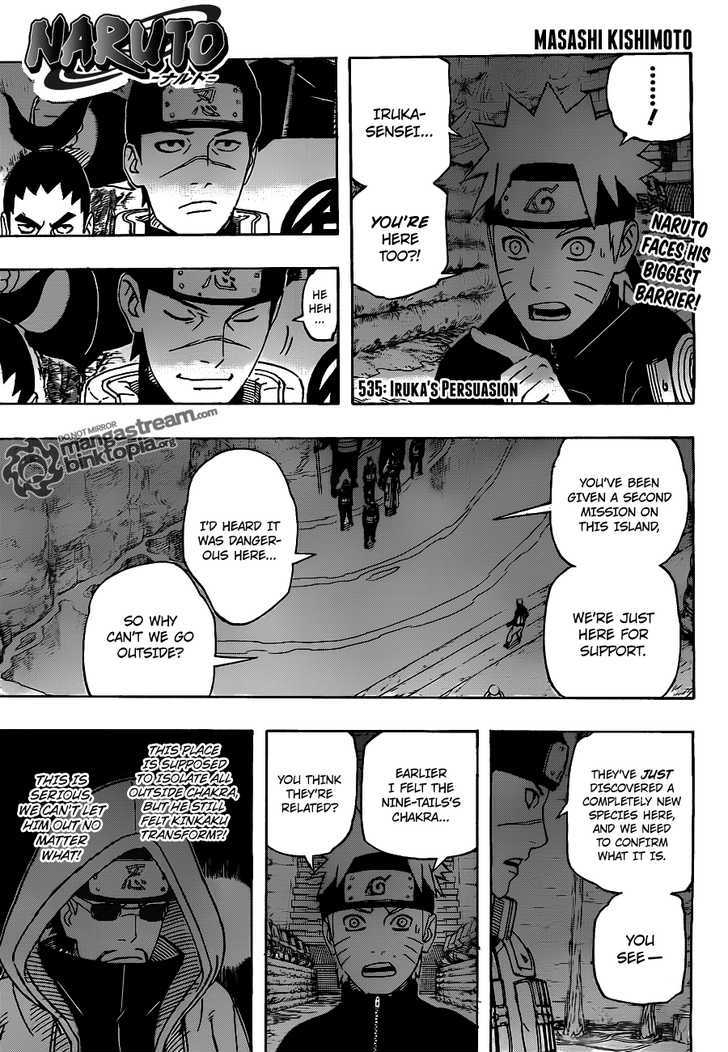 Naruto chapter 535 page 2