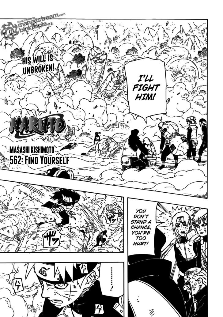 Naruto chapter 562 page 1
