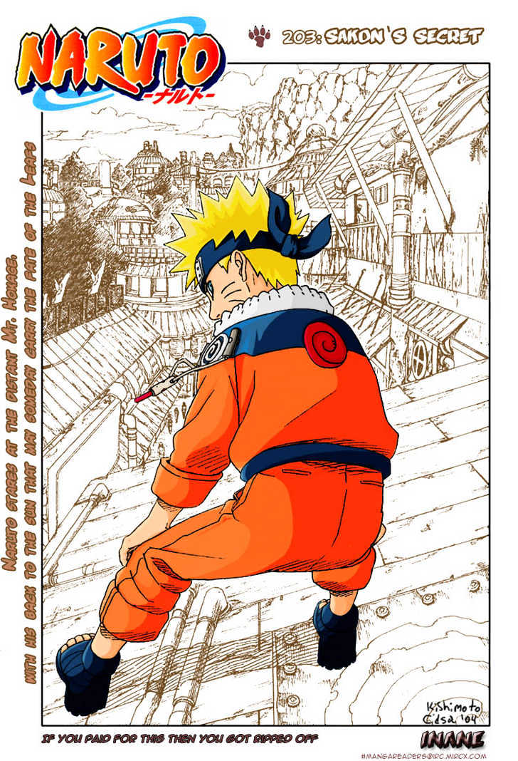 Naruto chapter 203 page 2