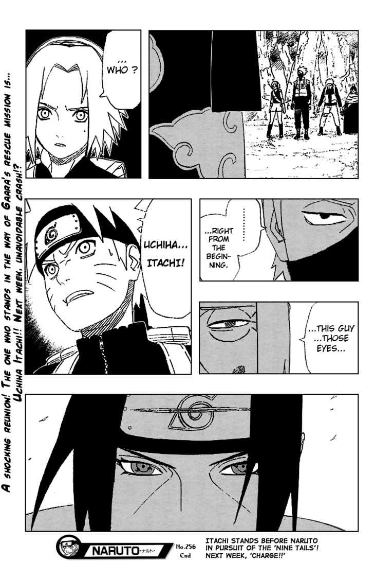 Naruto chapter 256 page 19