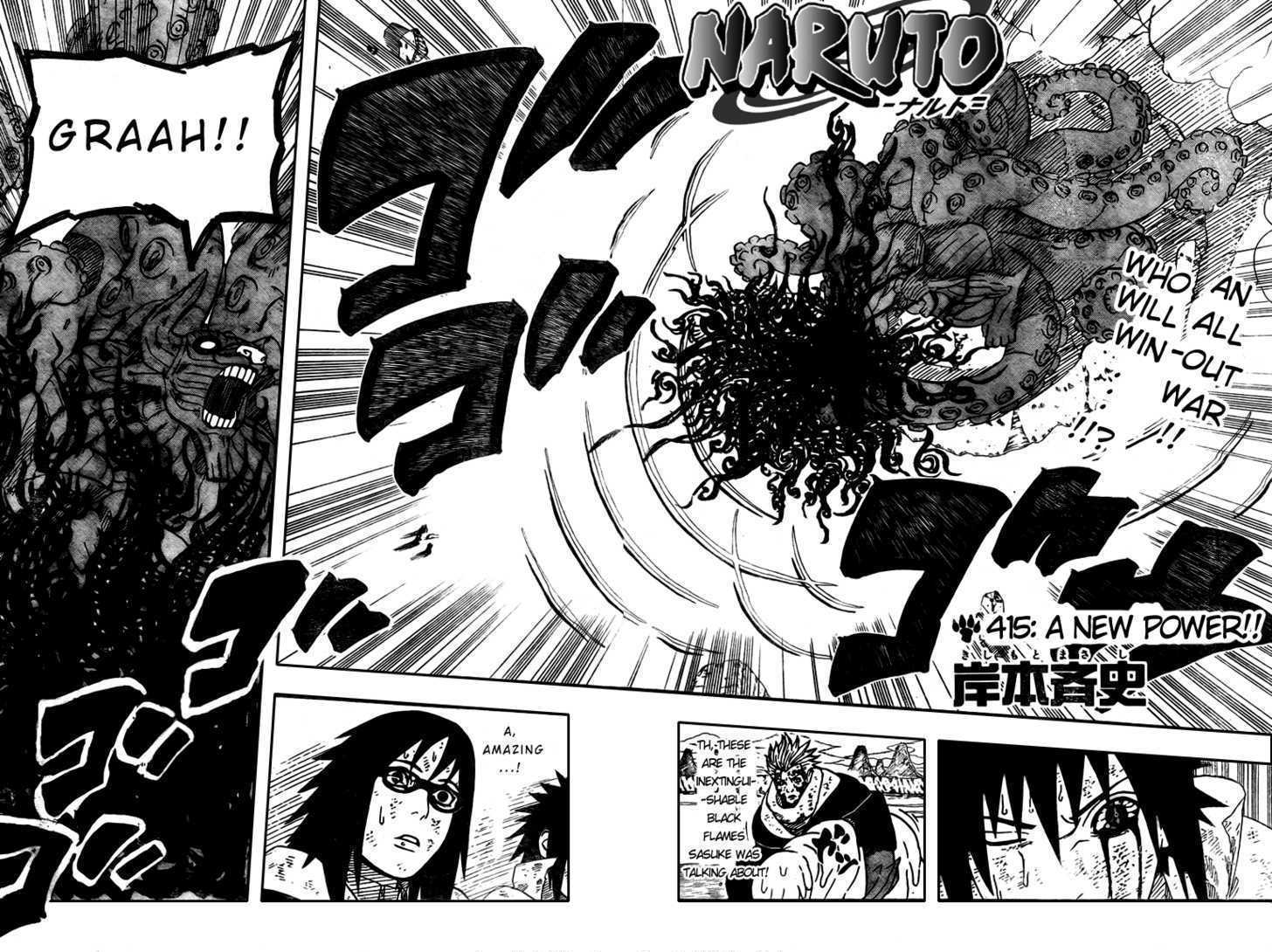 Naruto chapter 415 page 2