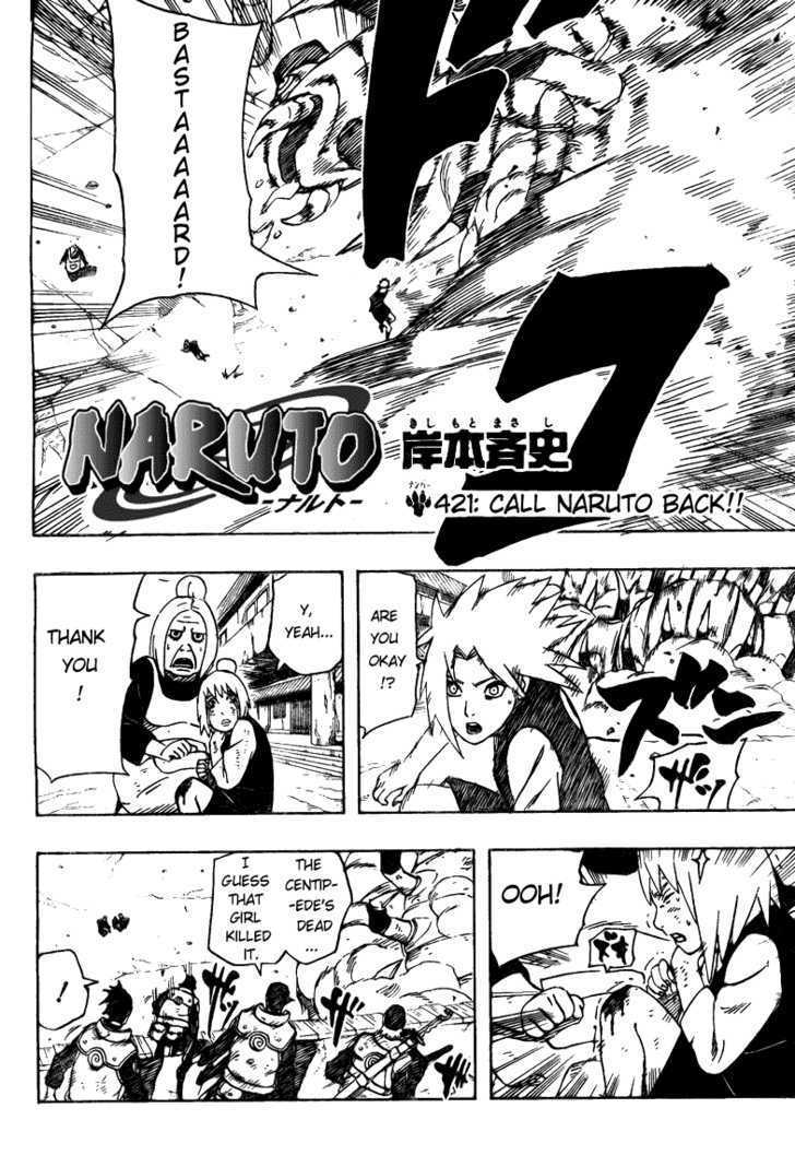 Naruto chapter 421 page 2