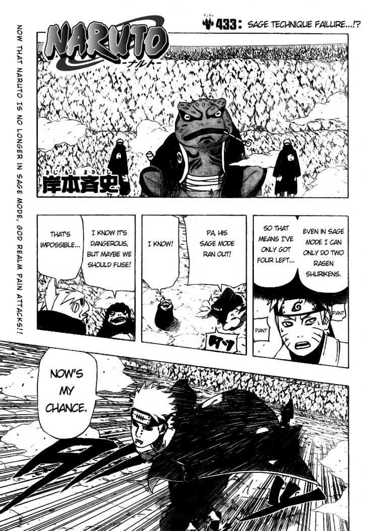 Naruto chapter 433 page 1