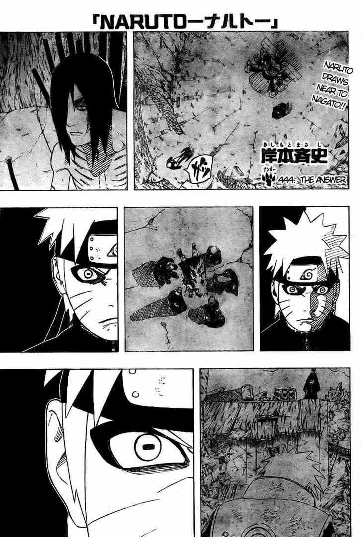 Naruto chapter 444 page 1