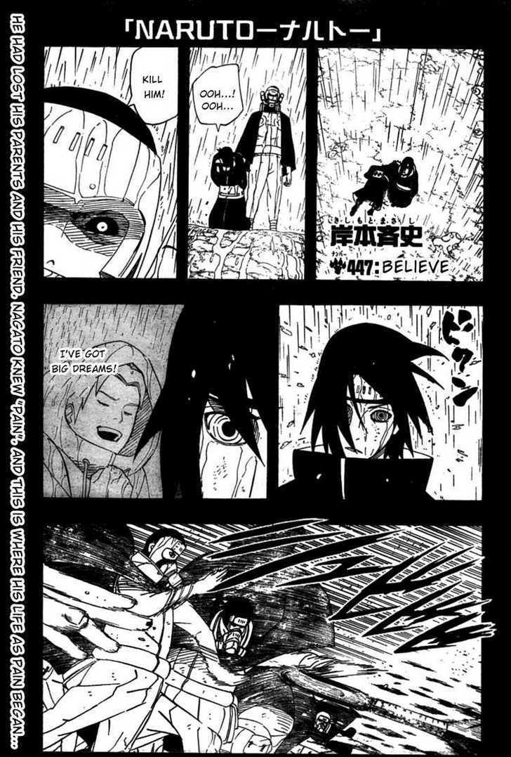 Naruto chapter 447 page 1