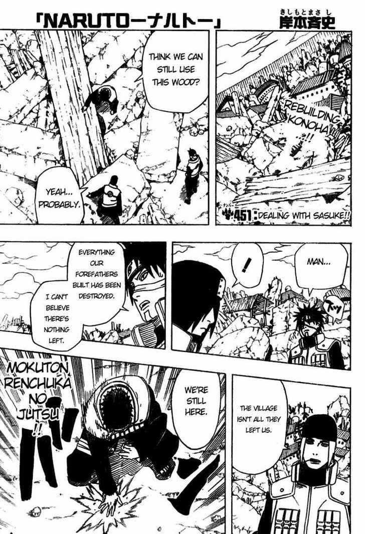 Naruto chapter 451 page 1