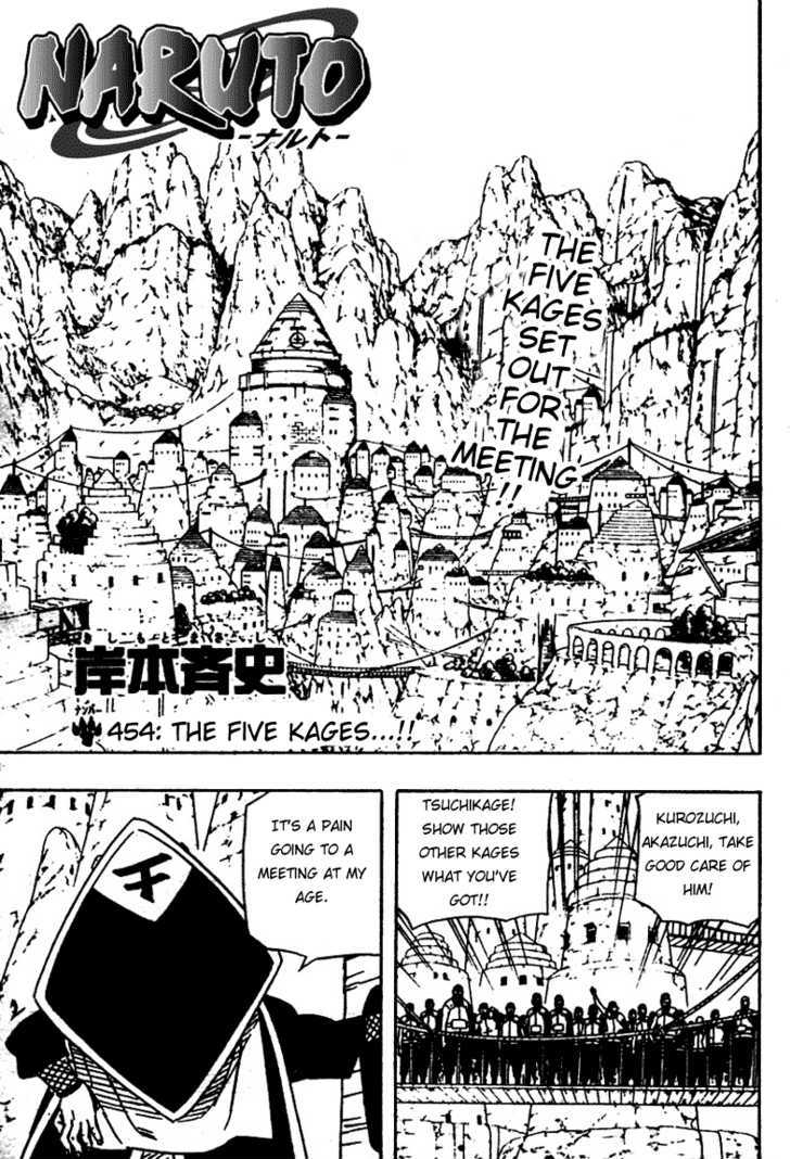 Naruto chapter 454 page 1