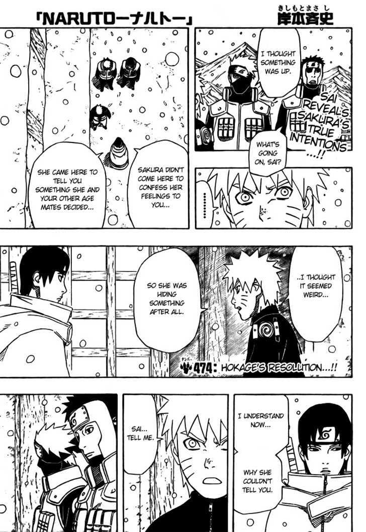 Naruto chapter 474 page 1