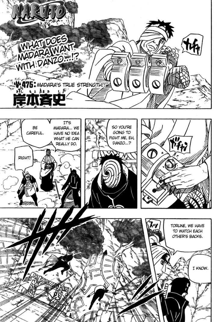 Naruto chapter 475 page 1