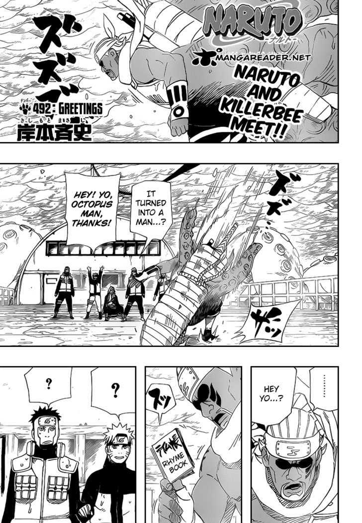 Naruto chapter 492 page 2