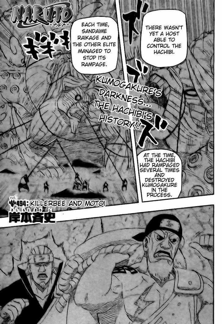 Naruto chapter 494 page 1