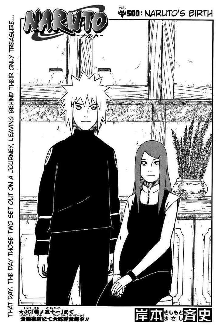 Naruto chapter 500 page 1