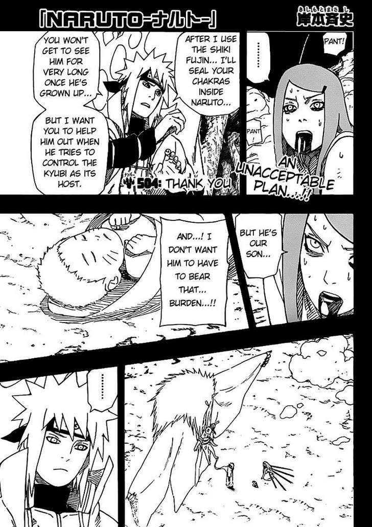 Naruto chapter 504 page 1