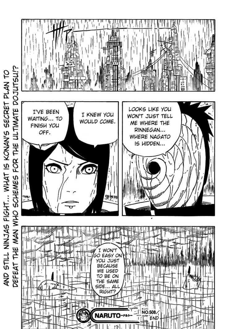 Naruto chapter 508 page 16