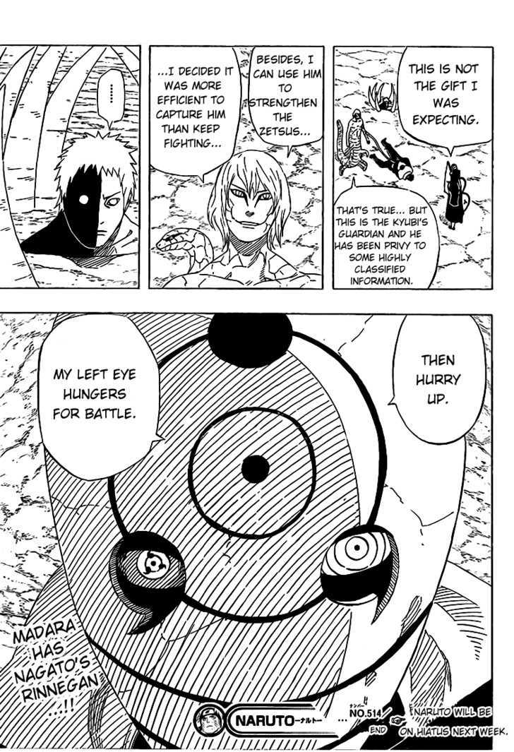 Naruto chapter 514 page 17