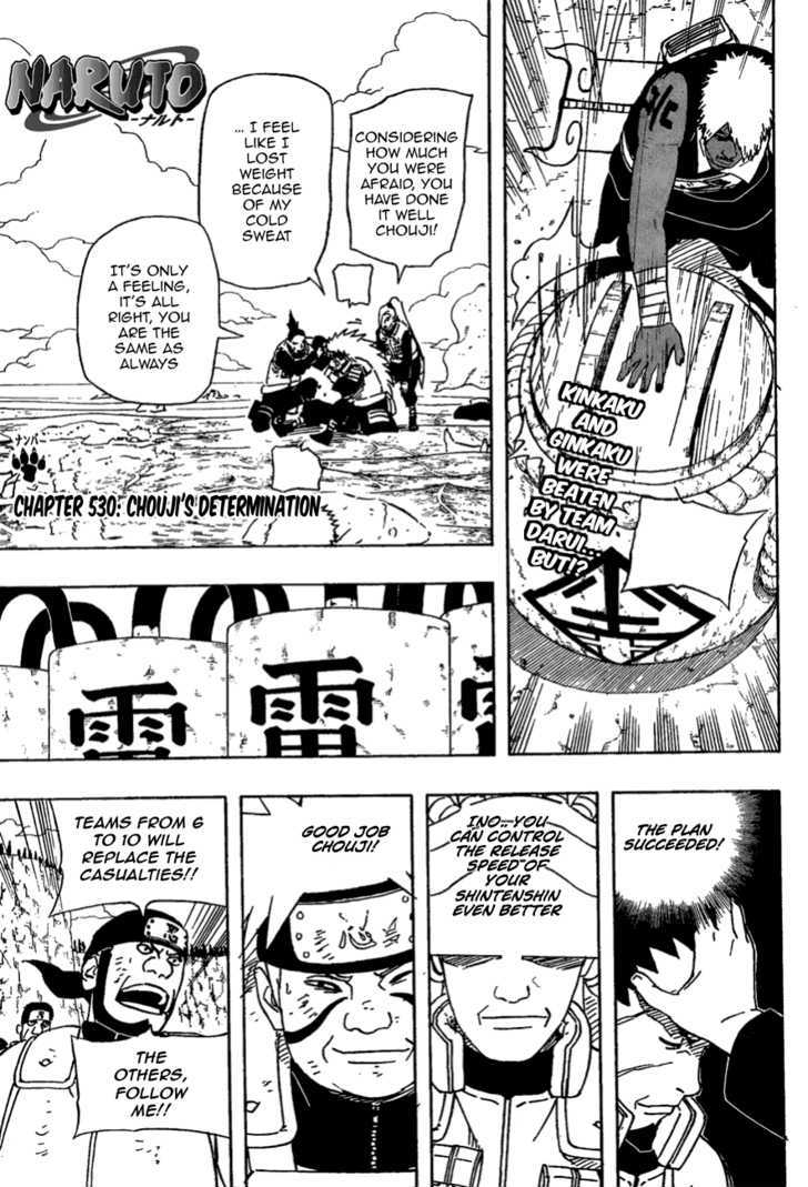 Naruto chapter 530 page 3