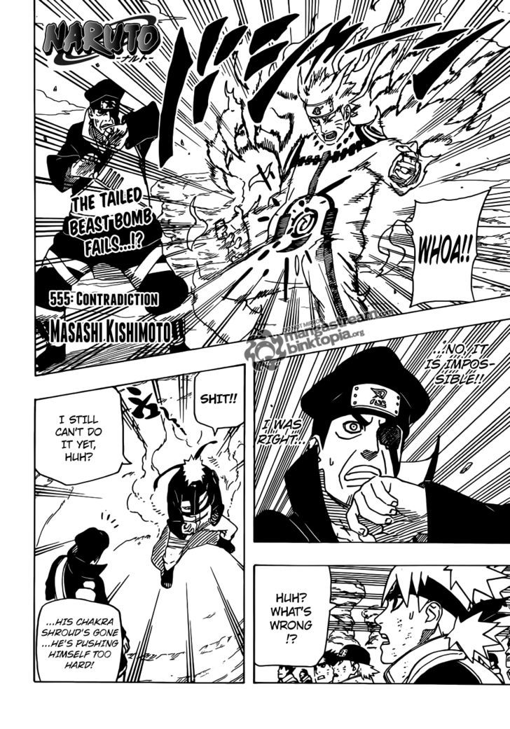 Naruto chapter 555 page 3