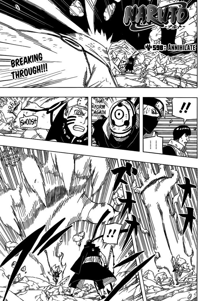 Naruto chapter 598 page 1